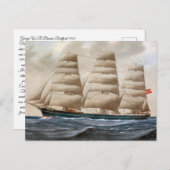 ダートフォード帆走船1910 ポストカード (正面/裏面)