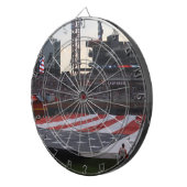 ダートボードにフラグ ダーツボード (正面右)