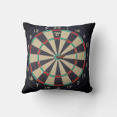 ダートボードの雄牛の目 クッション (裏面)