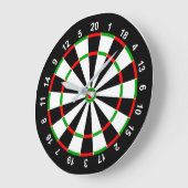 ダートボード ラージ壁時計 (傾斜)