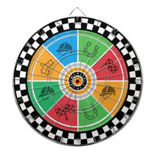 ダートボード 馬レース  ダーツボード (正面)
