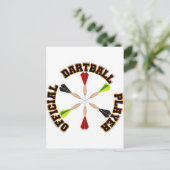 ダートボールの公式選手 ポストカード (スタンド正面)