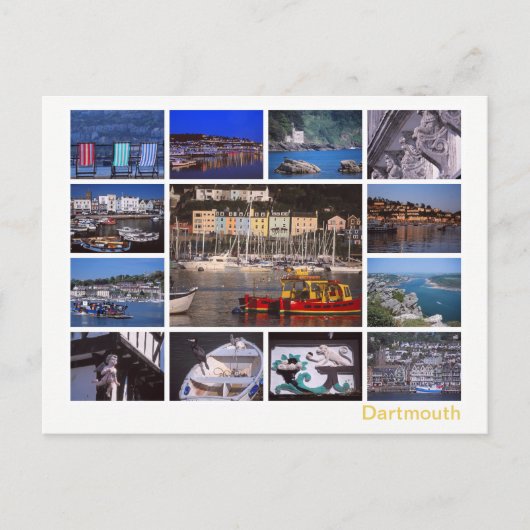 ダートマス数々のイメージ ポストカード (正面)