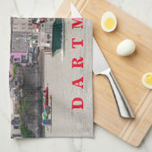 ダートマス茶タオル キッチンタオル (四つ折り)