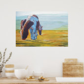 ダートムアのミニチュアポ絵画ニーの霧の深い風景 ポスター (キッチン)