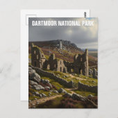 ダートムーア国立公園の遺跡 ポストカード (正面/裏面)