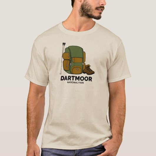 ダートムーア国立公園バックパック Tシャツ (正面)