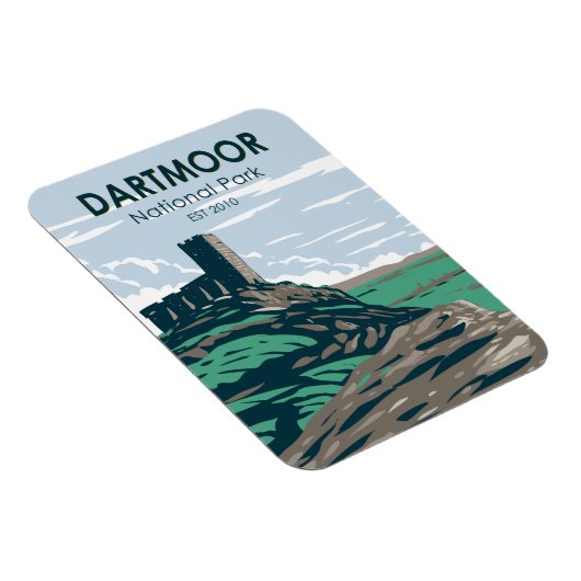 ダートムーア国立公園城跡イングランド マグネット (右側)