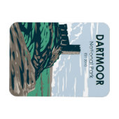 ダートムーア国立公園城跡イングランド マグネット (横)