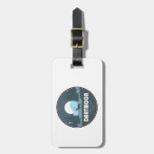 ダートモアナショナルパークディアー ラゲッジタグ (正面縦)