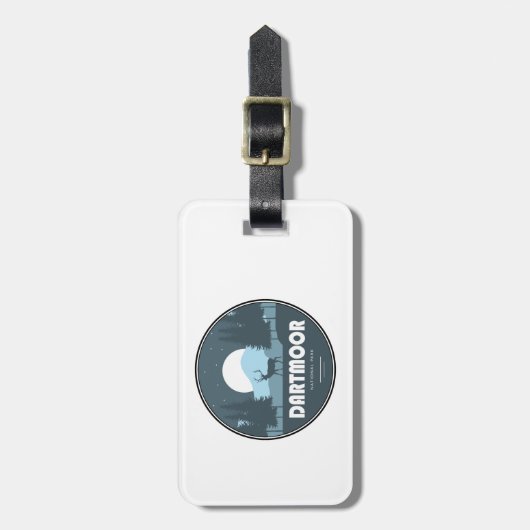 ダートモアナショナルパークディアー ラゲッジタグ (正面縦)