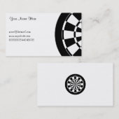 ダート盤、ここのあなたの名前、 名刺 (正面/裏面)