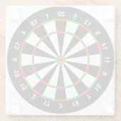 ダート盤 ガラスコースター (裏面)