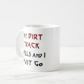 ダート・トラック・コール コーヒーマグカップ (正面左)