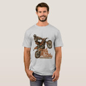ダート・モト・レース Tシャツ (正面フル)