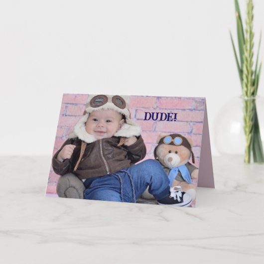 ダードクール誕生日カード サンキューカード (正面)