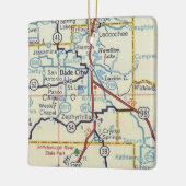 ダードシティFLヴィンテージマップ セラミックオーナメント (左)