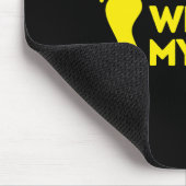 ダード私の足の切断障害が待っている マウスパッド (コーナー)