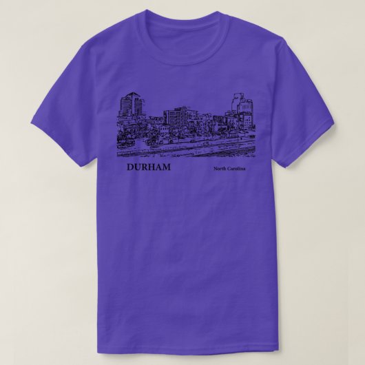 ダーハムノースオリナ4 Tシャツ (デザイン正面)