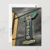 ダーハムノースカロライナヴィンテージ建物はがき ポストカード (正面/裏面)