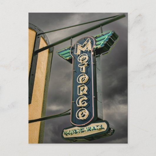 ダーハムノースカロライナヴィンテージ建物はがき ポストカード (正面)