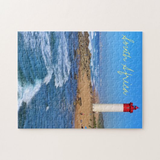 ダーバンライトハウスウムランガロックス南アフリカ ジグソーパズル (横)