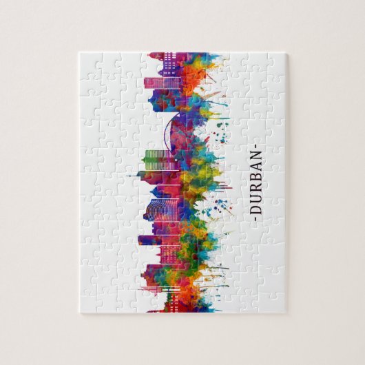 ダーバン南アフリカのスカイライン ジグソーパズル (縦)