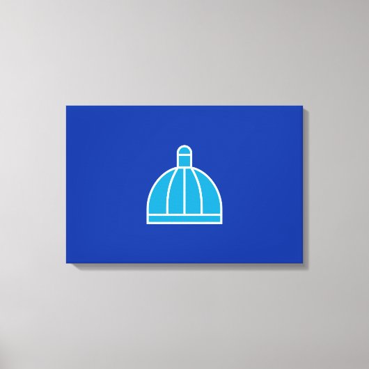 ダーバン国旗(南アフリカ) キャンバスプリント (正面)