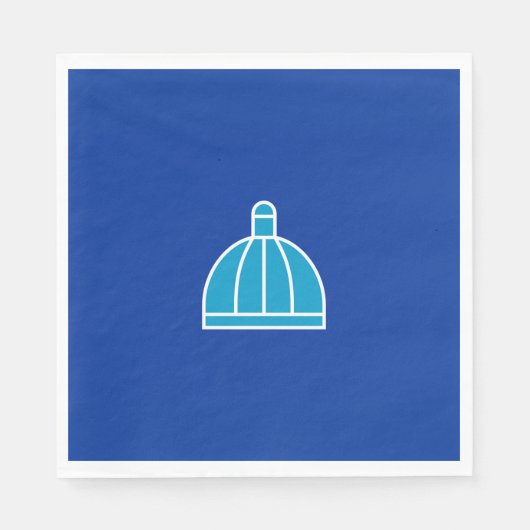 ダーバン国旗（南アフリカ） スタンダードランチョンナプキン (正面)