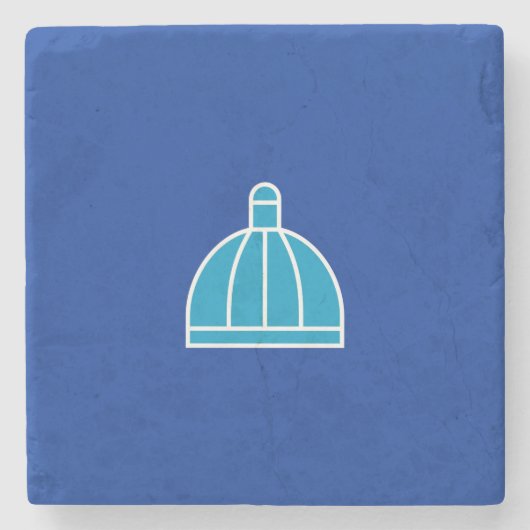 ダーバン国旗（南アフリカ） ストーンコースター (正面)