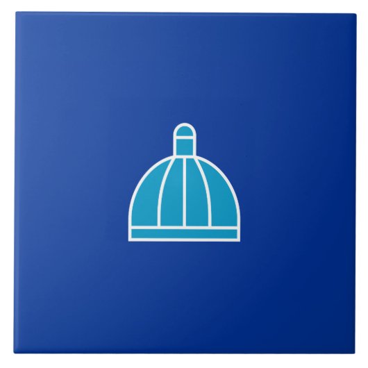 ダーバン国旗（南アフリカ） タイル (正面)