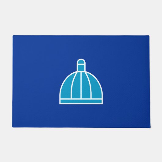 ダーバン国旗(南アフリカ) ドアマット (正面)