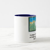 ダーバンKWAZULU出生のモーゼMABHIDAの競技場 ツートーンマグカップ (中央)