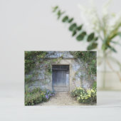 ダービシャーのハドン・ホールのドア ポストカード (スタンド正面)