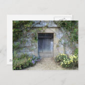 ダービシャーのハドン・ホールのドア ポストカード (正面/裏面)