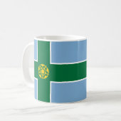 ダービシャーコーヒーマグ国旗 コーヒーマグカップ (正面左)