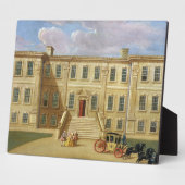 ダービシャー州カークホールのサー・ヘンリー・ハープの席 フォトプラーク (側面)