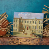 ダービシャー州カークホールのサー・ヘンリー・ハープの席 フォトプラーク (側面)