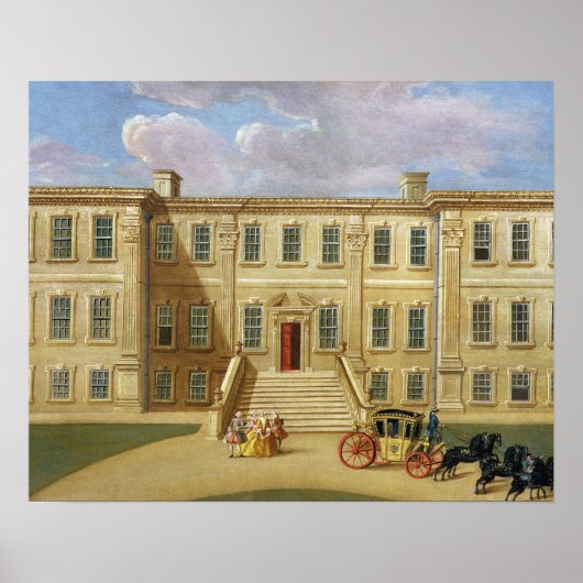 ダービシャー州カークホールのサー・ヘンリー・ハープの席 ポスター (正面)