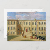 ダービシャー州カークホールのサー・ヘンリー・ハープの席 ポストカード (正面/裏面)