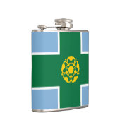 ダービシャー州旗スキットル フラスク (右)