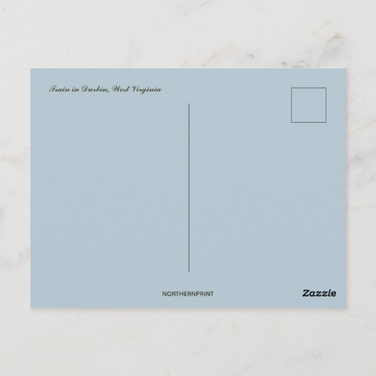 ダービンウェストバージニアでトレーニング ポストカード (裏面)