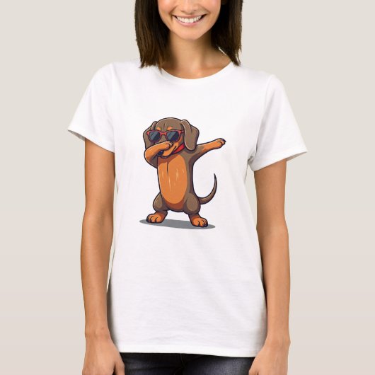 ダービングDachshund Tシャツ (正面)