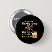 ダービーおもしろいデイニースハットバーボンザウスラシン 缶バッジ (正面&裏面)