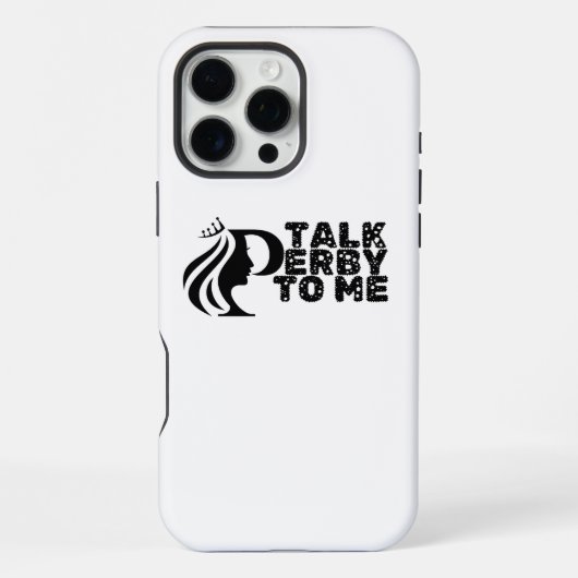 ダービーについて語ろう iPhoneケース (裏面)
