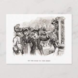 ダービーに向かう途中で ポストカード