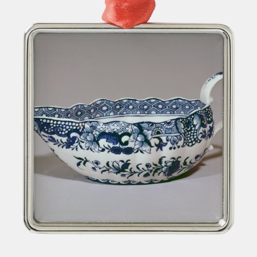 ダービーのソース入れ、c.1765 メタルオーナメント (正面)