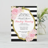 ダービーのテーマのブライダルシャワーの招待状 招待状 (スタンド正面)