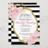 ダービーのテーマのブライダルシャワーの招待状 招待状 (正面/裏面)