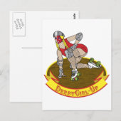 ダービーの女の子 ポストカード (正面/裏面)